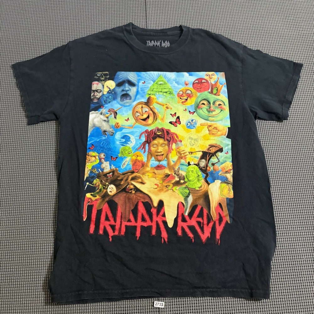Trippie Redd Graphic T-Shirt Black Size M